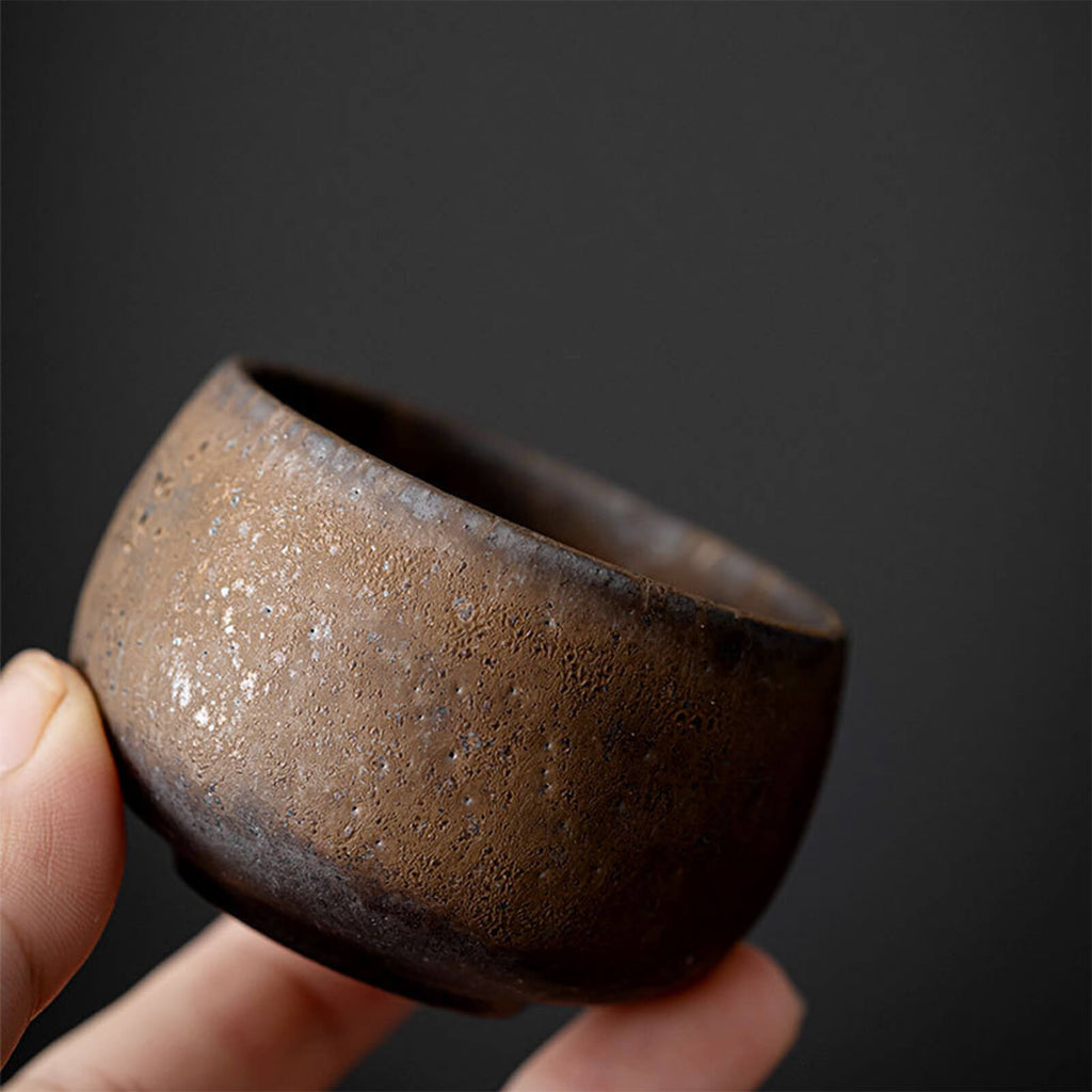 3pcs Japanese stoneware teaware_10