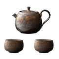 3pcs Japanese stoneware teaware_14