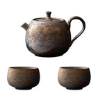 3pcs Japanese stoneware teaware_14