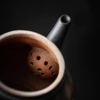 Hand made Vintage Hammer Pattern Japanese Ceramic TeaSet_9