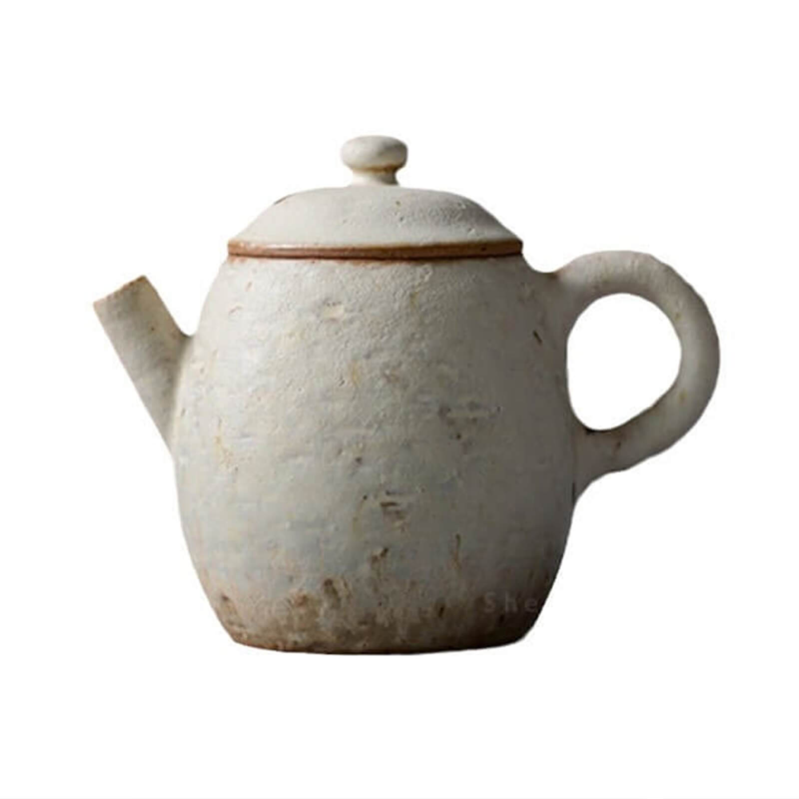 Japanese Vintage Crackle Glaze Teapot_1