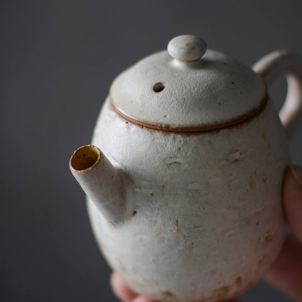 Japanese Vintage Crackle Glaze Teapot_4