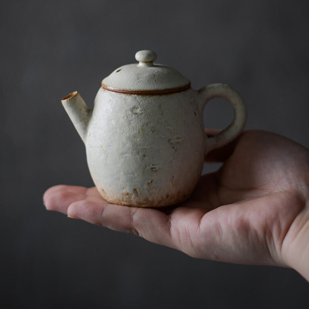 Japanese Vintage Crackle Glaze Teapot_7