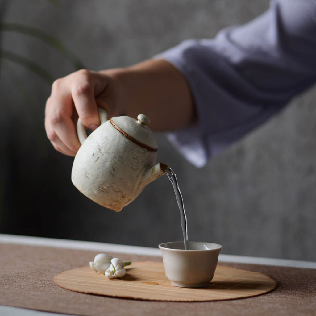 Japanese Vintage Crackle Glaze Teapot_8