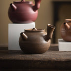 Japanese Wabi-Sabi Side-Handle Teapot_1