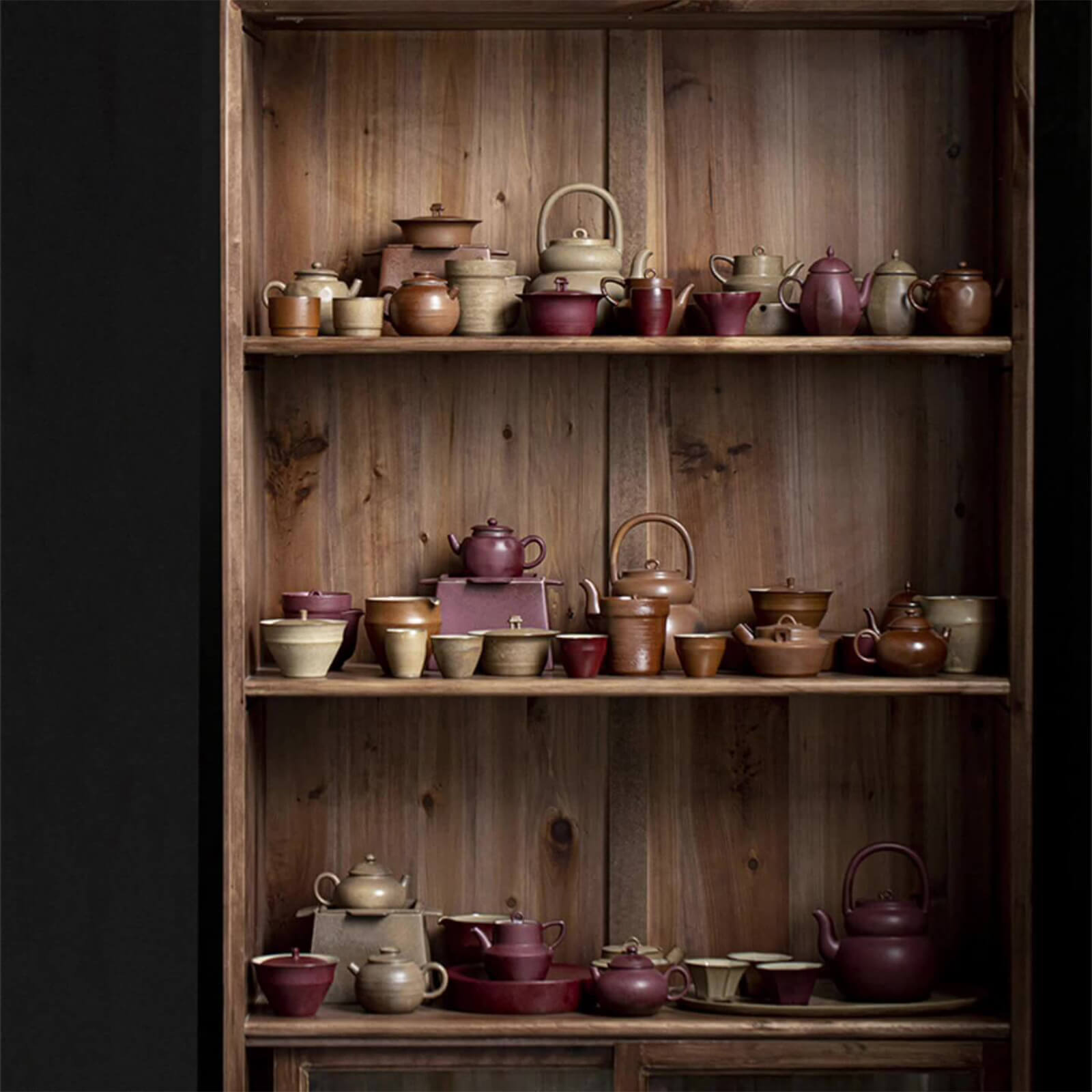 Japanese Wabi-Sabi Side-Handle Teapot 33