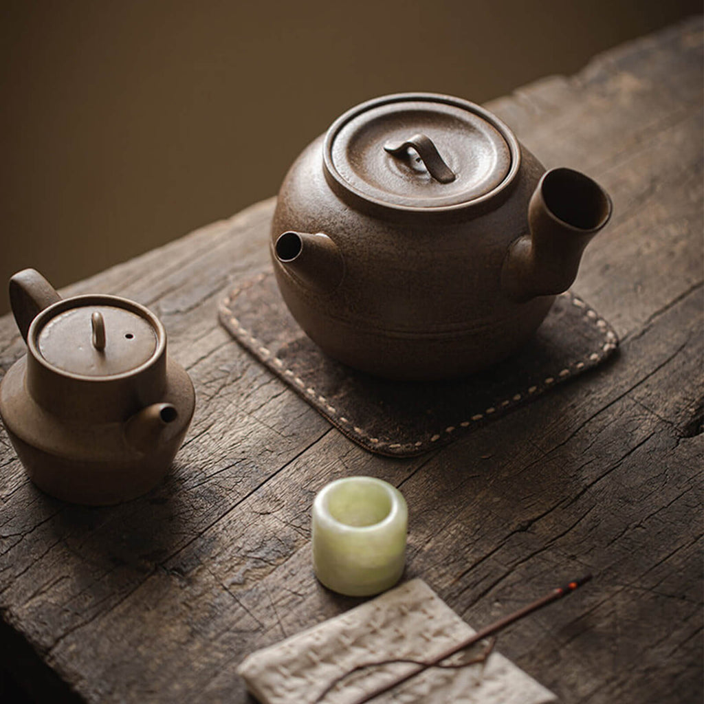 Japanese Wabi-Sabi Side-Handle Teapot_7