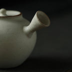 Japanese style simple wabi-sabi sidehandle Teapot_6