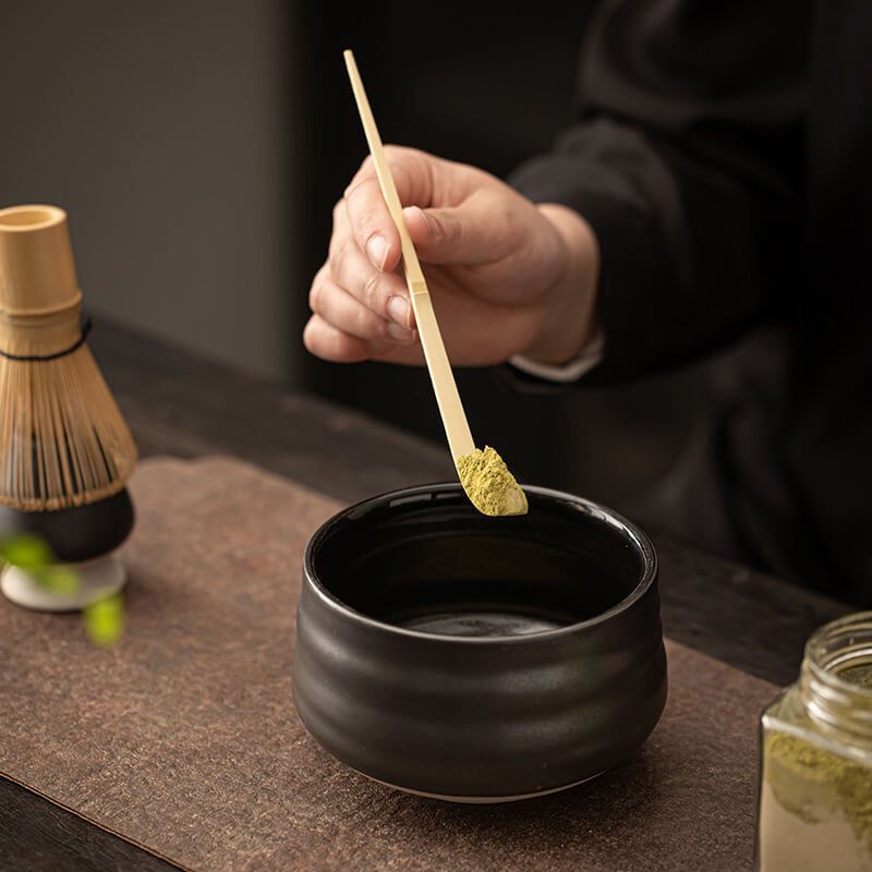 Japanese Matcha Bowl Set – Handmade Ceramic & Bamboo Whisk