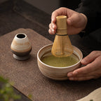Japanese Matcha Bowl Set – Handmade Ceramic & Bamboo Whisk