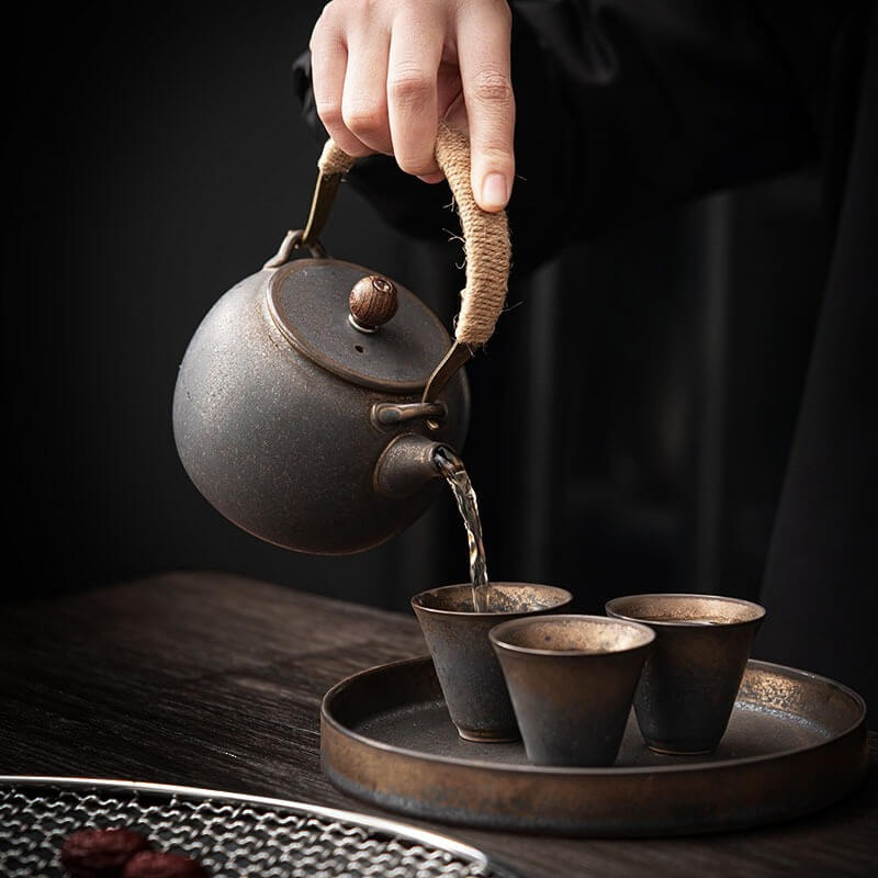 Vintage Handmade japanese tea service set – 16oz