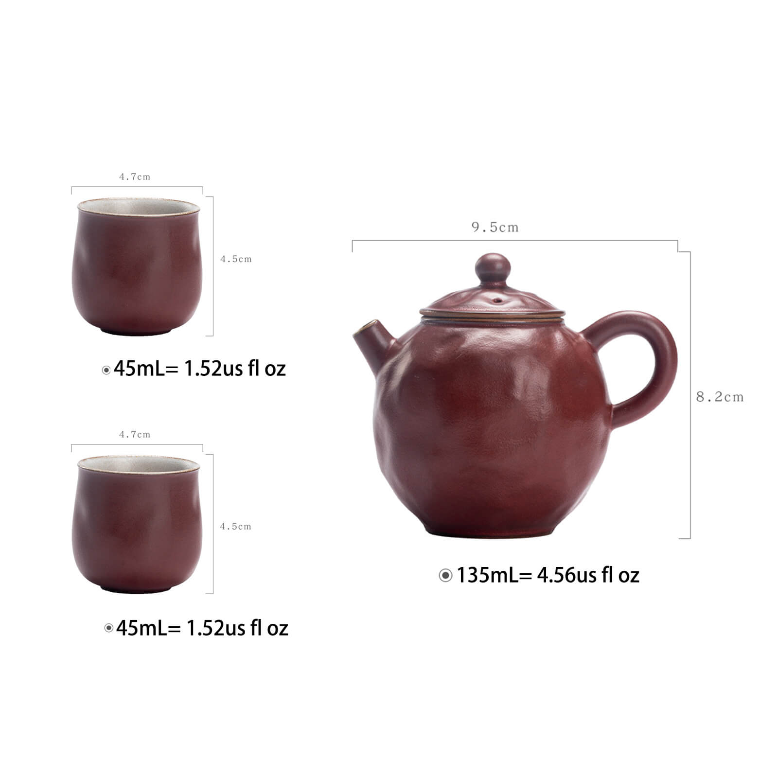 Japanese Tea Sets – Handmade Wabi-Sabi Ceramic Teapot Set